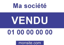 Panneau graphique bleu