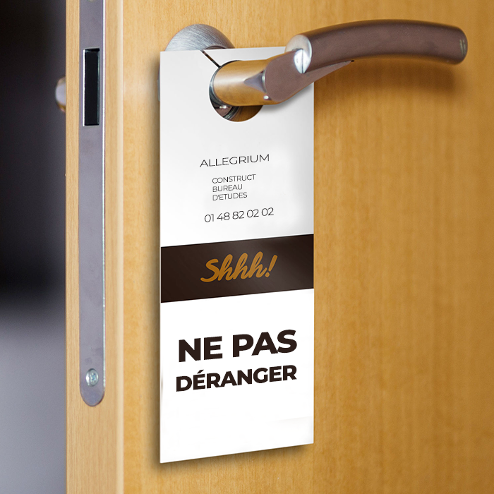 flyers accroche porte personnalisés