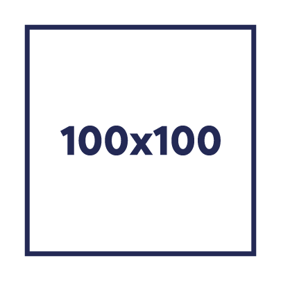 100x100cm