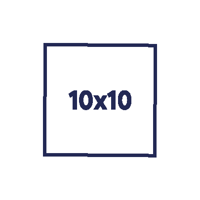 10x10cm