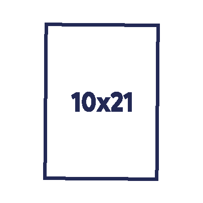 10x21cm