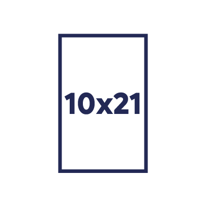 10x21cm