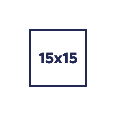 15x15cm