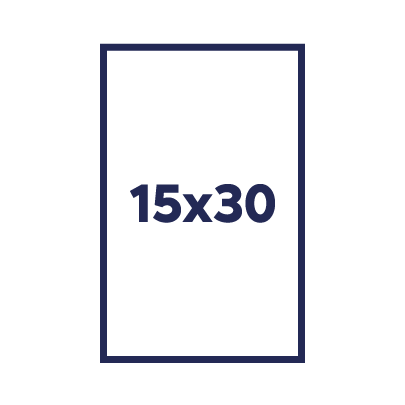 15x30cm