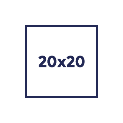 20x20cm