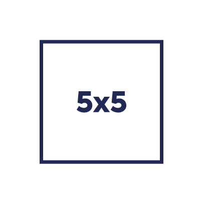 5x5cm