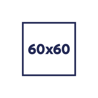 60x60 cm