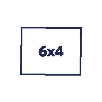 6x4 cm