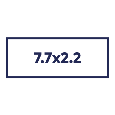 7,7x2,2cm