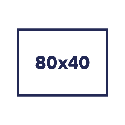 80x40cm