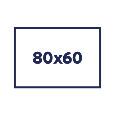80x60 cm