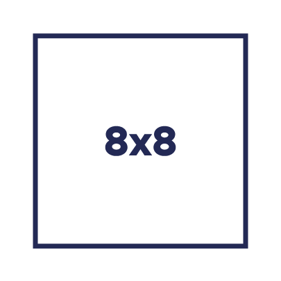8x8cm