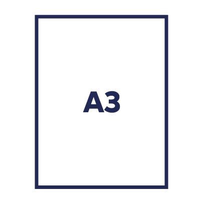 A3 - 29,7x42cm