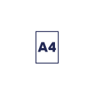 A4 - 21x29,7cm