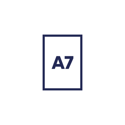 A7 - 7,5x10cm