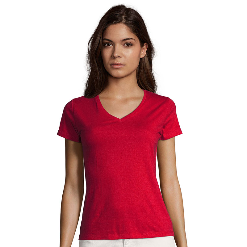 T-shirt Impérial femme V sans impression